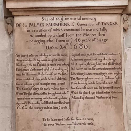 Captain Palmes Fairborne Palmes had proven his bravery and leadership as a soldier of fortune fighting the Turks in Candia. Could he make his mark in Tangier?